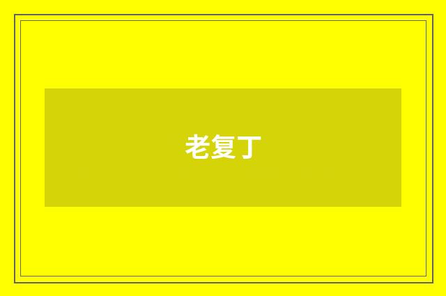 老复丁