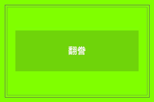 翻誊