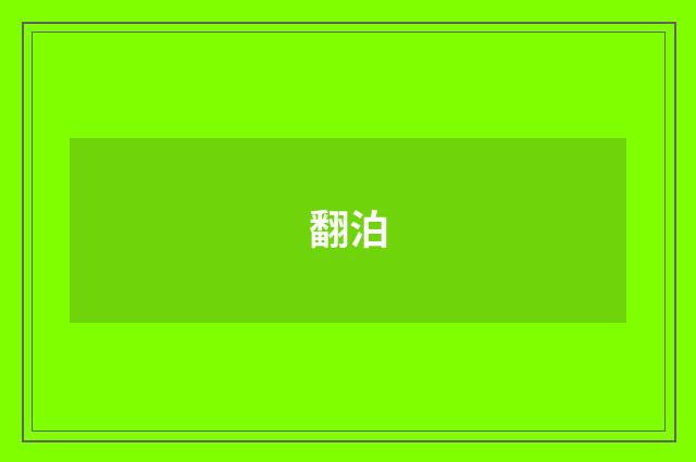 翻泊