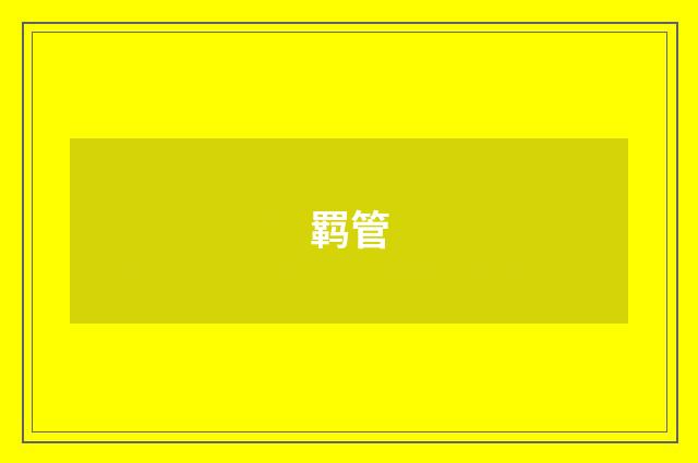 羁管