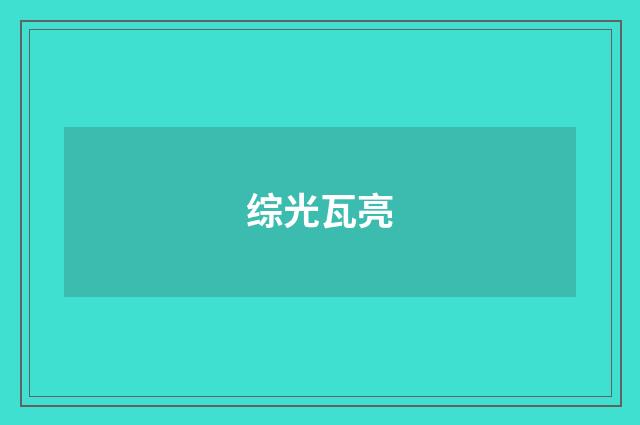 综光瓦亮
