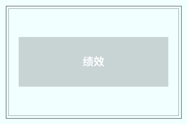 绩效