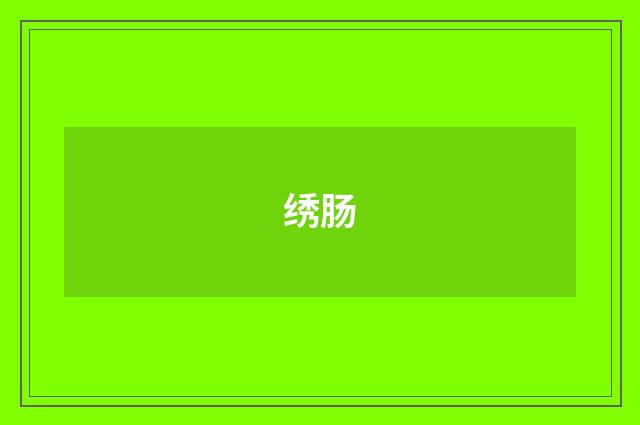 绣肠