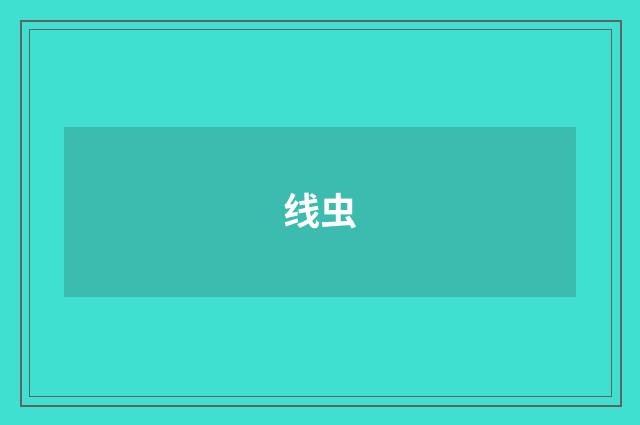 线虫