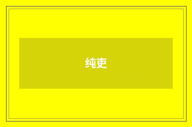 纯吏