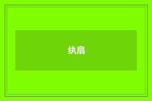纨扇