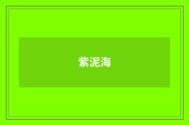 紫泥海