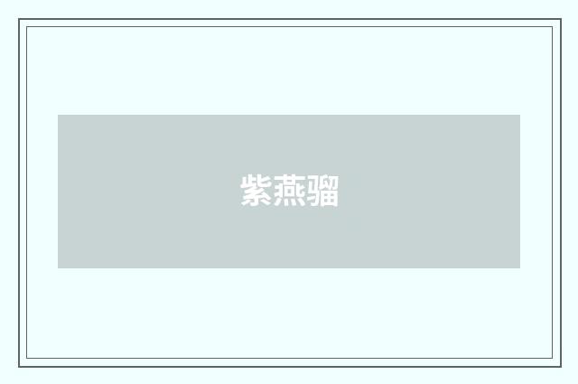 紫燕骝
