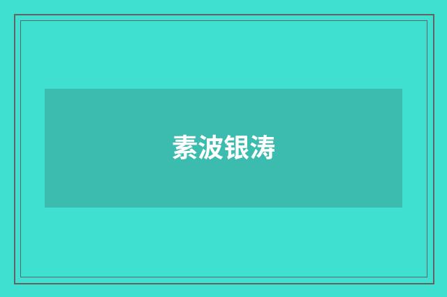 素波银涛