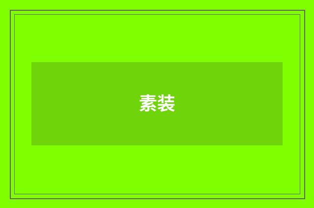 素装