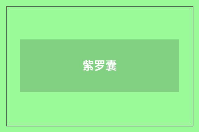紫罗囊