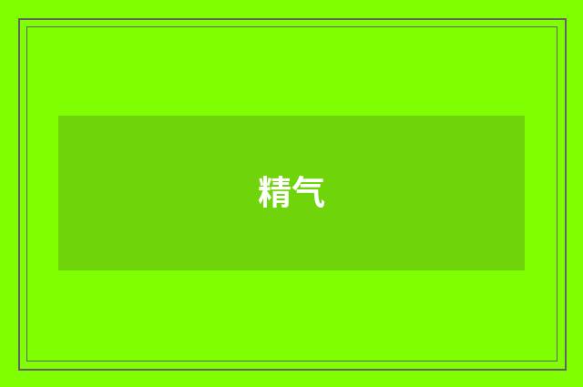精气