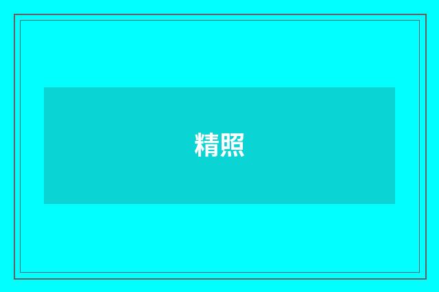 精照