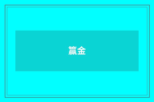 籯金