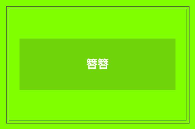 簪簪