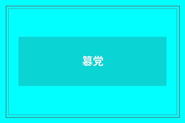篡党