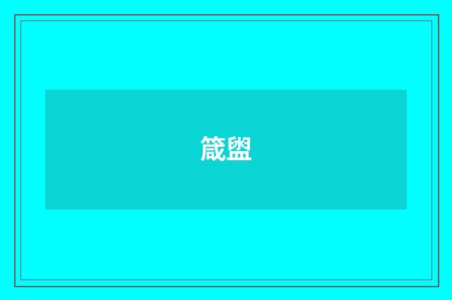箴盥