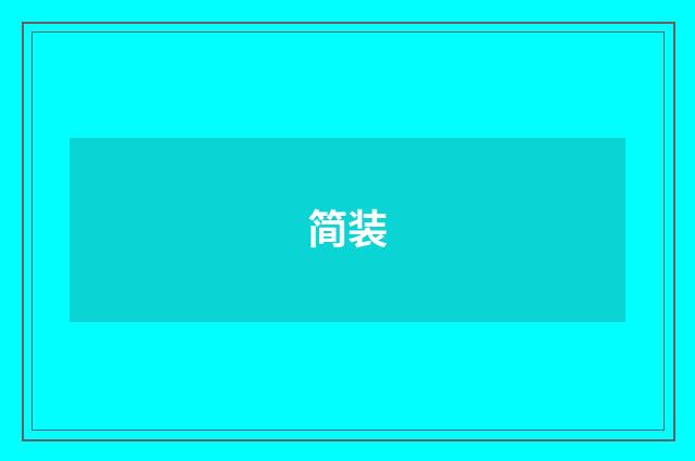 简装