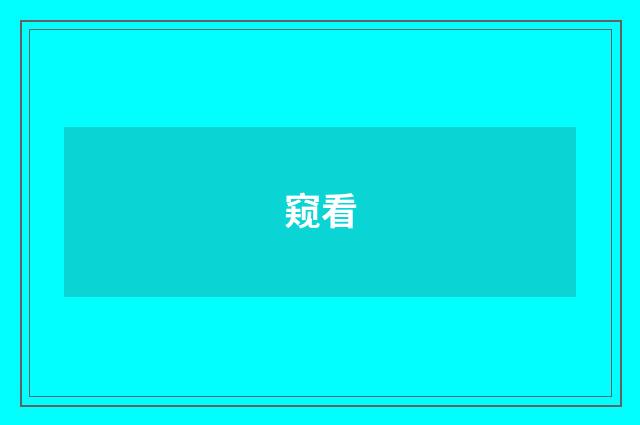窥看