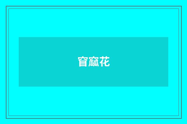 窅窳花