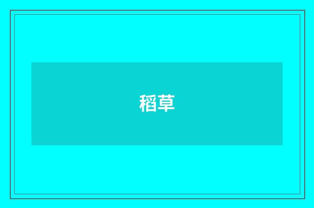稻草