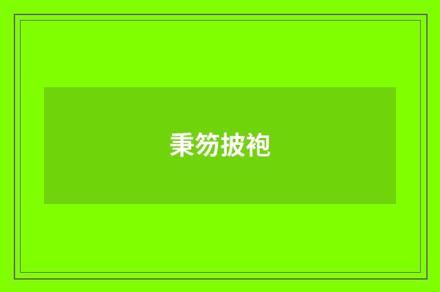 秉笏披袍