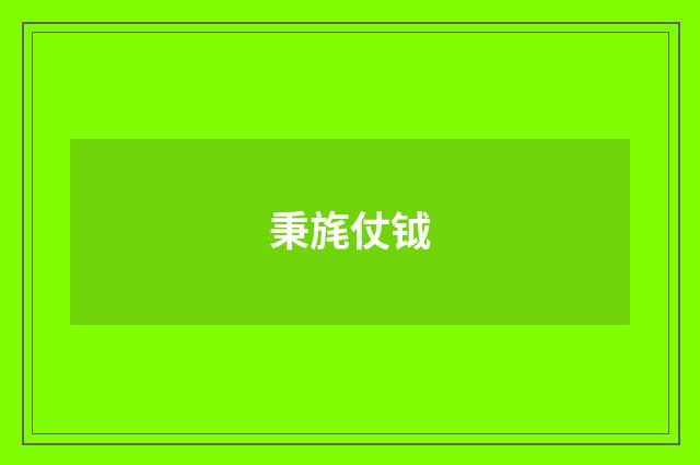 秉旄仗钺