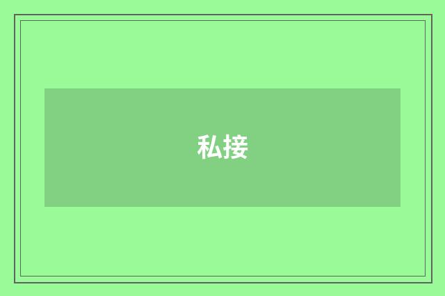私接