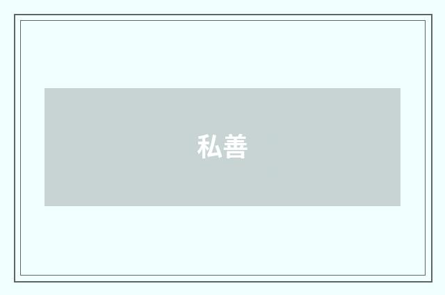 私善