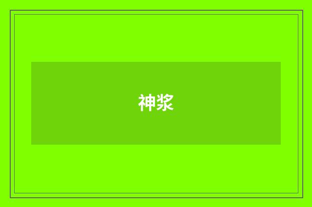 神浆
