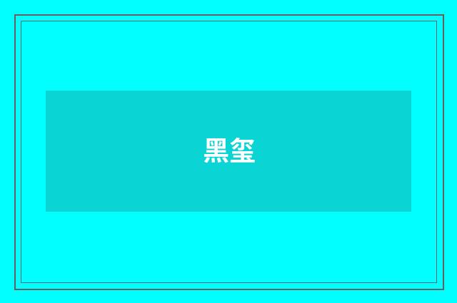黑玺