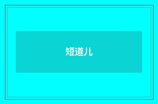 短道儿