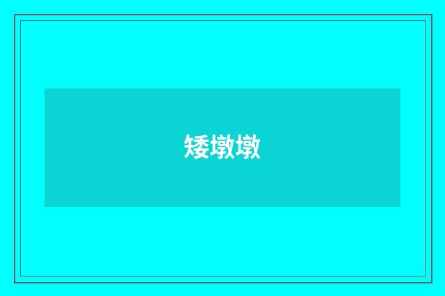 矮墩墩