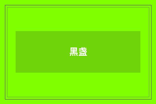 黑盏