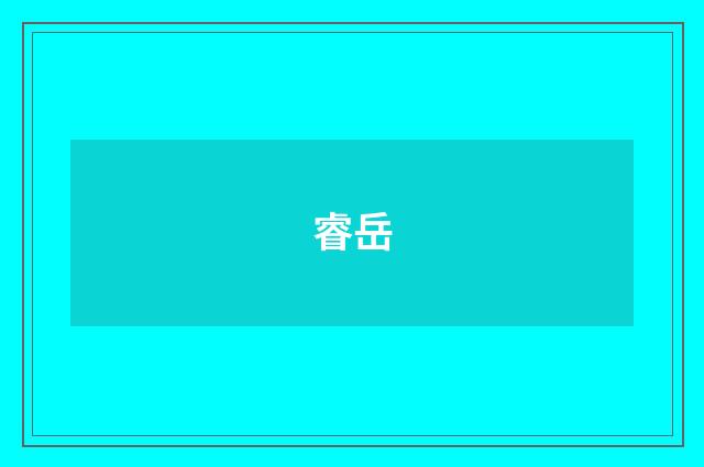 睿岳