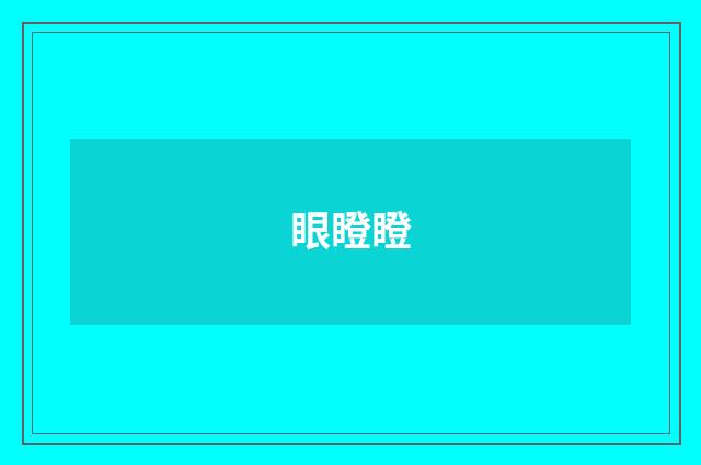 眼瞪瞪