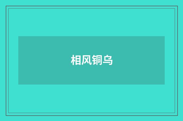 相风铜乌
