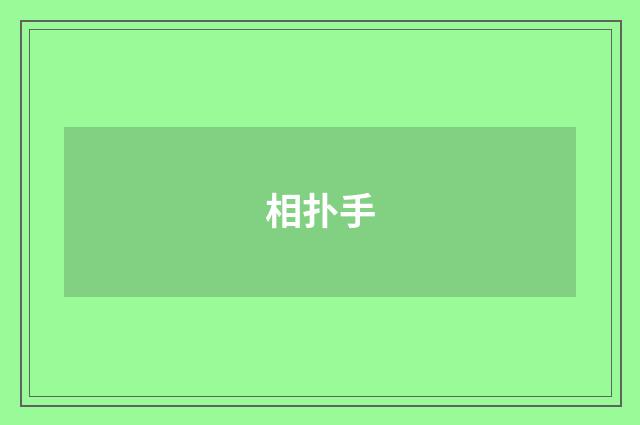 相扑手