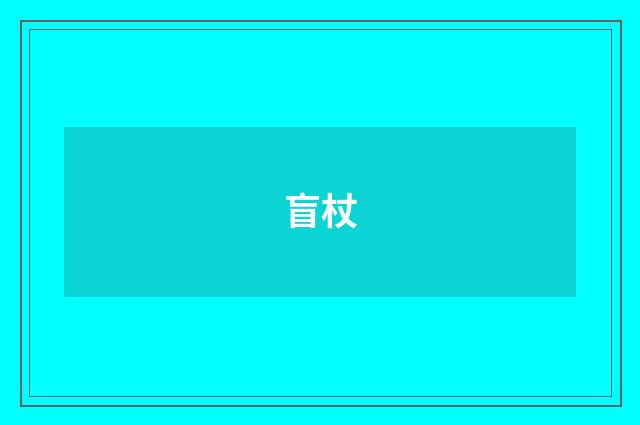 盲杖