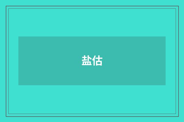 盐估