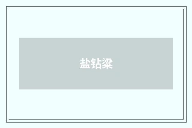 盐钻粱