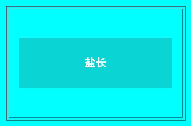 盐长