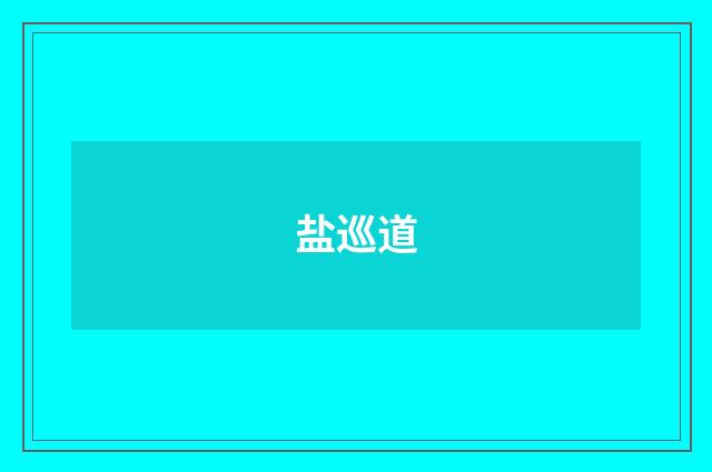 盐巡道