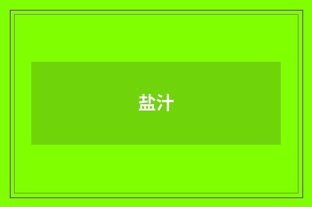 盐汁