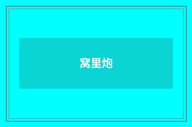 窝里炮