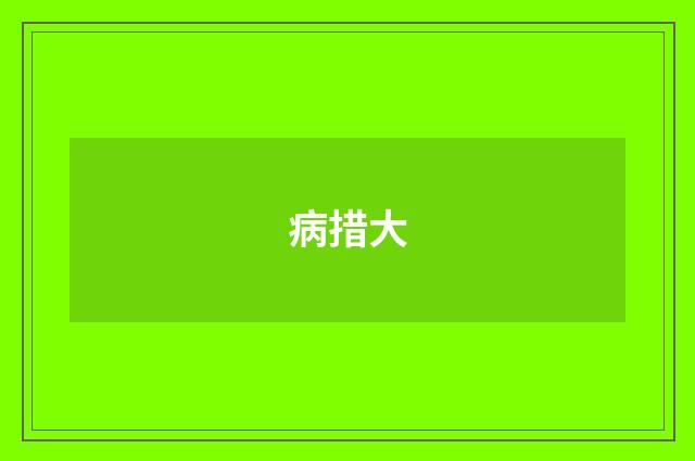 病措大