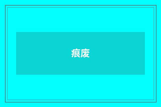 痕废