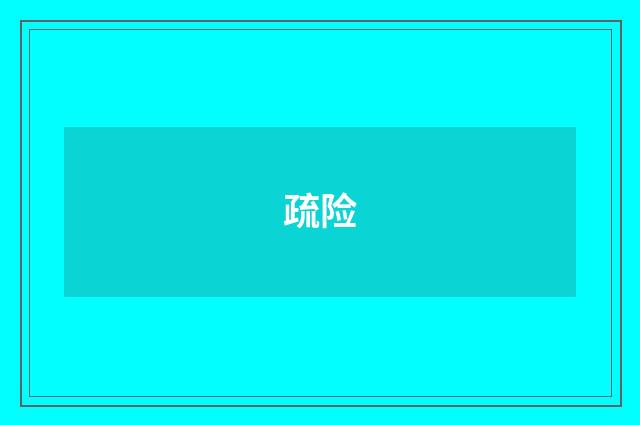 疏险