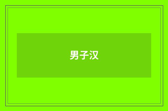 男子汉