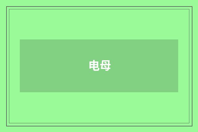 电母